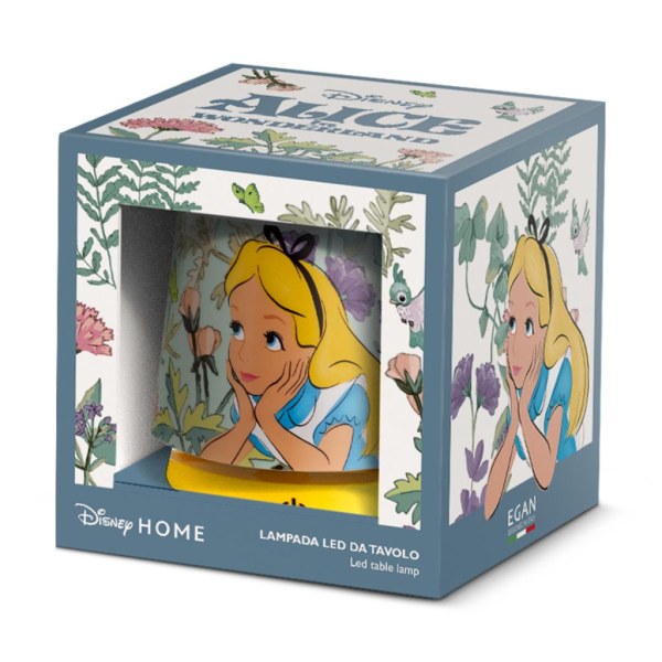 DISNEY ALICE AU PAYS DES MERVEILLES - Lampe de Bureau LED Rechargeable - 11cm