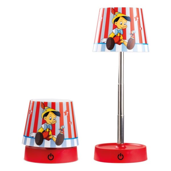 PINOCCHIO - Lampe de Bureau LED Rechargeable - 11cm - DISNEY