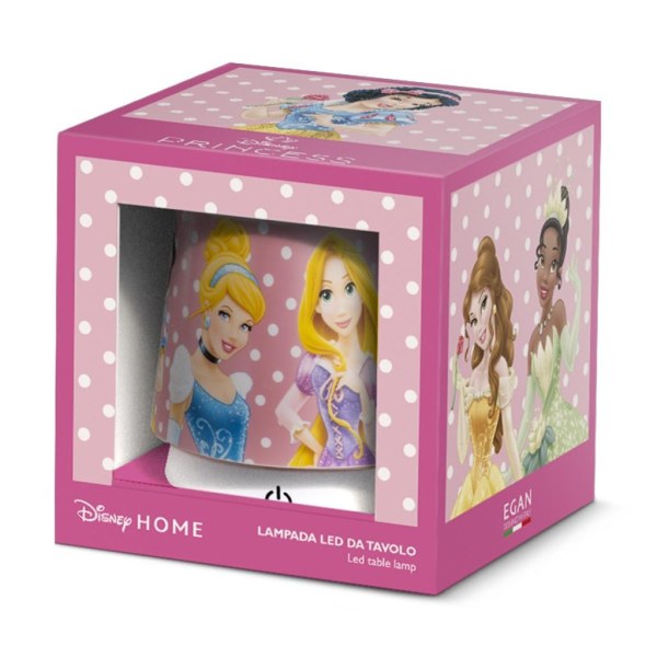 PRINCESSES DISNEY - Lampe de Bureau LED Rechargeable - 11cm