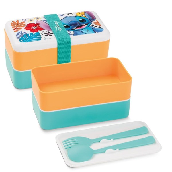 DISNEY STITCH - Boîtes à lunch 18x10cm - Blanc