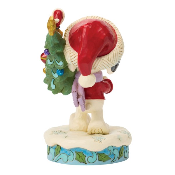 SNOOPY AND WOODSTOCK WITH TREE