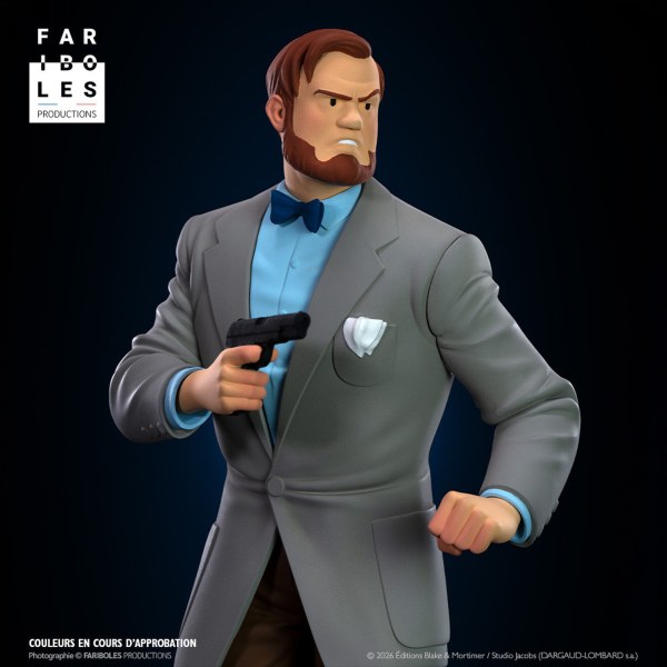 BLAKE ET MORTIMER - PHILIP MORTIMER Échelle 1/8 - Fariboles - Édition limitée