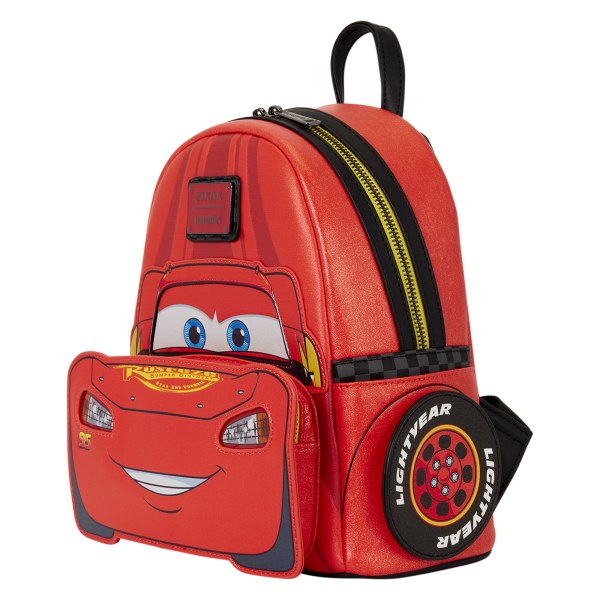 Mini Sac à Dos Lumineux Métallisé Lightning McQueen - Disney Pixar Loungefly Cars 20e Anniversaire