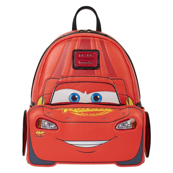 Mini Sac à Dos Lumineux Métallisé Lightning McQueen - Disney Pixar Loungefly Cars 20e Anniversaire