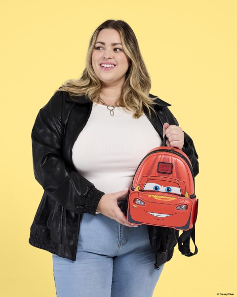 Mini Sac à Dos Lumineux Métallisé Lightning McQueen - Disney Pixar Loungefly Cars 20e Anniversaire