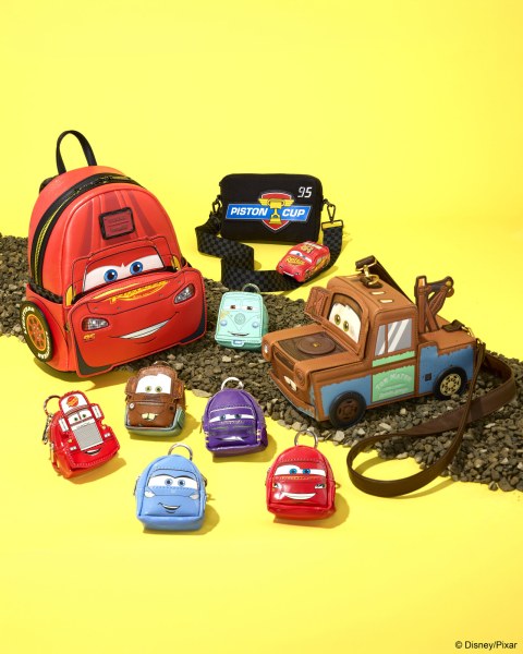 Mini Sac à Dos Lumineux Métallisé Lightning McQueen - Disney Pixar Loungefly Cars 20e Anniversaire