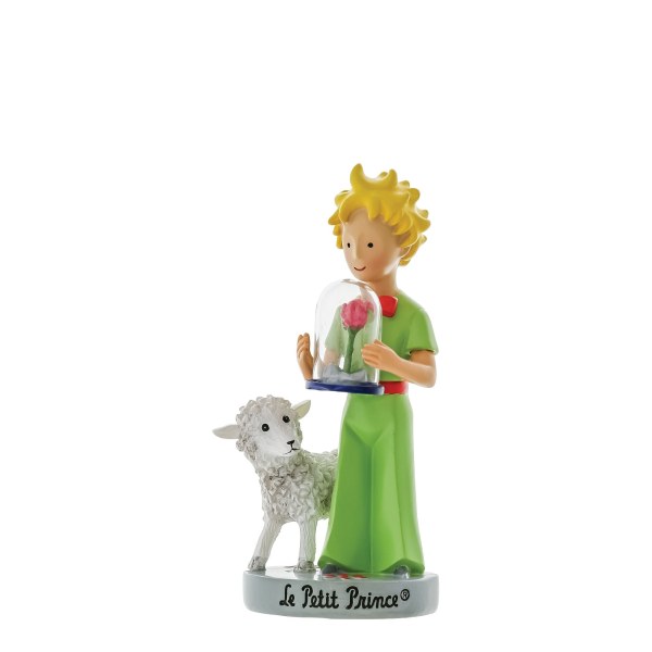 FIGURINE LE PETIT PRINCE 12 CM ROSE ET MOUTON