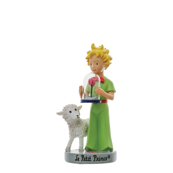FIGURINE LE PETIT PRINCE 12 CM ROSE ET MOUTON