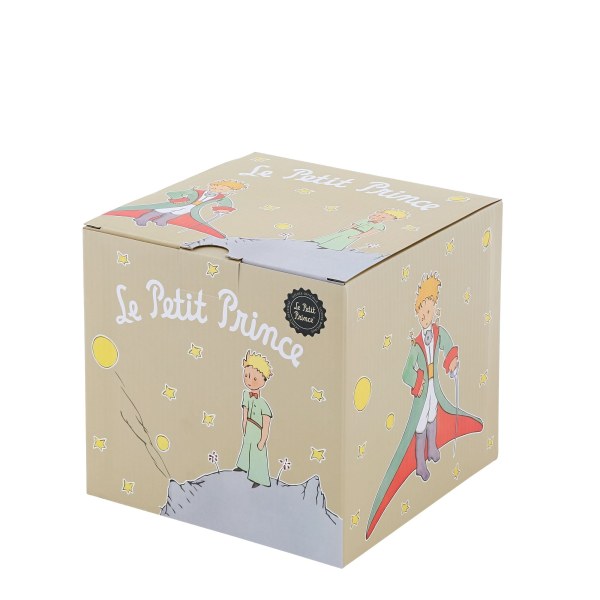FIGURINE LE PETIT PRINCE PLANETE AVEC SA ROSE11 CM