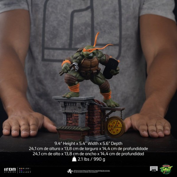 Tortues Ninja statuette 1/10 Art Scale Michelangelo Unleashed 24 cm