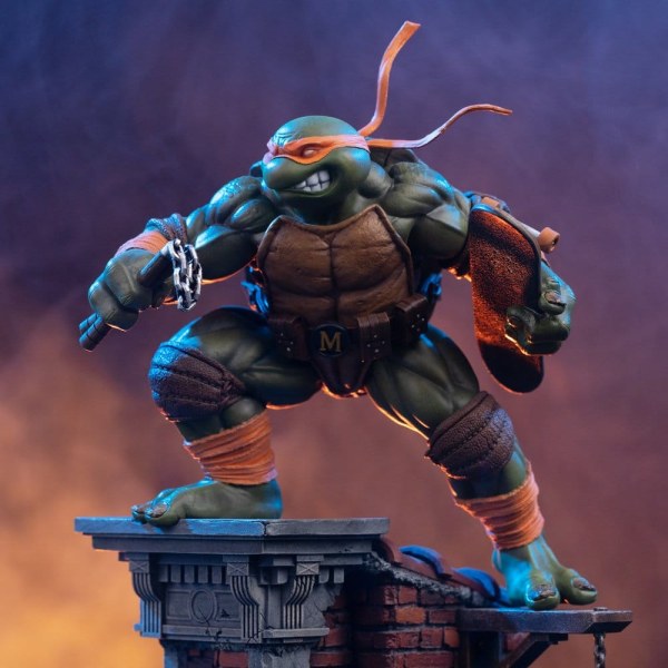 Tortues Ninja statuette 1/10 Art Scale Michelangelo Unleashed 24 cm