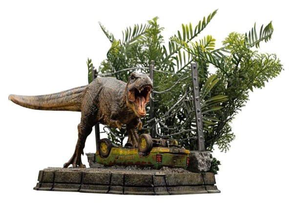 Jurassic Park statuette Icons T-Rex Breakout Set A 17 cm