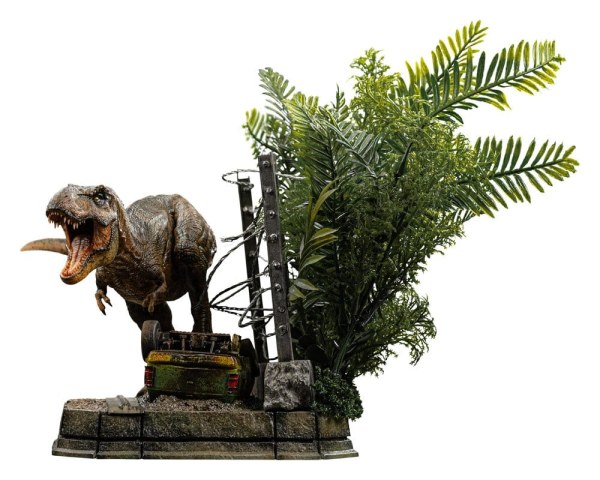 Jurassic Park statuette Icons T-Rex Breakout Set A 17 cm
