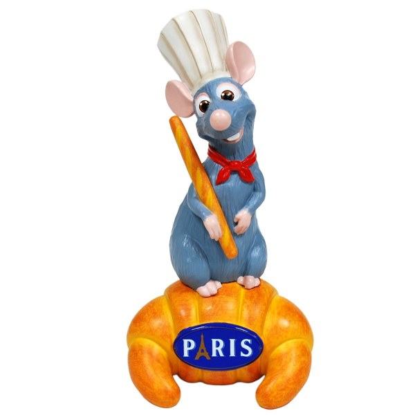 FIGURINE RESINE REMY SUR CROISSANT - DISNEY RATATOUILLE