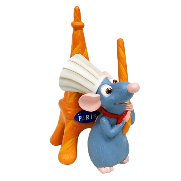 FIGURINE RESINE REMY DEVANT TOUR EIFFEL EN PAIN - DISNEY RATATOUILLE