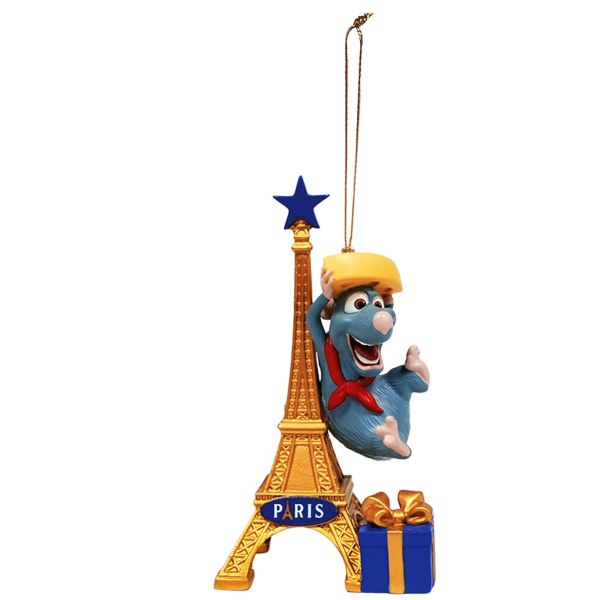 SUSPENSION RESINE REMY SUR TOUR EIFFEL - DISNEY RATATOUILLE