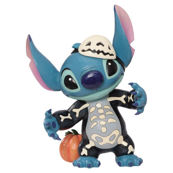 Figurine Stitch Squelette Disney 43 cm phosphorescente par Jim Shore – Exclusivité Costco – Disney Traditions