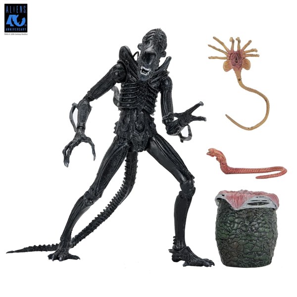 ALIENS - 7" SCALE ACTION FIGURE - 40TH ANNIVERSARY ULTIMATE WARRIOR XENOMORPH (BLACK)