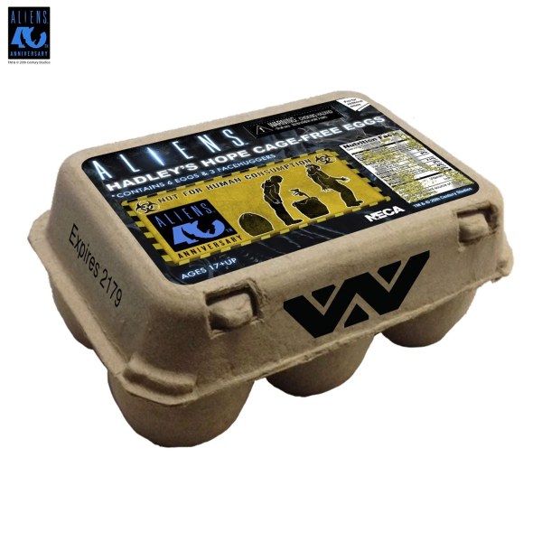 ALIENS - ACCESSORY PACK - 40TH ANNIVERSARY CARTON OF ALIEN EGGS 6 PACK