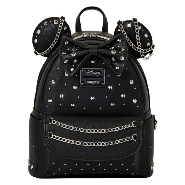 Mini sac à dos Minnie Mouse avec clous et chaînes - Disney Loungefly