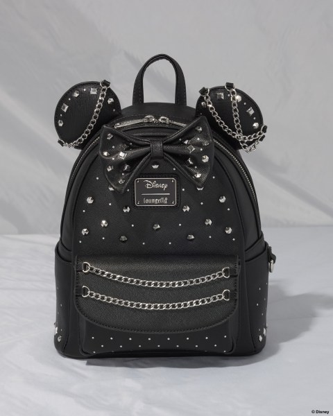 Mini sac à dos Minnie Mouse avec clous et chaînes - Disney Loungefly