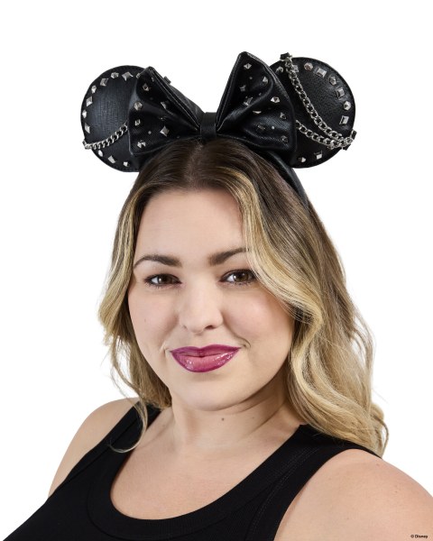 Serre-tête Oreilles Minnie Mouse avec Clous et Chaînes - Disney Loungefly