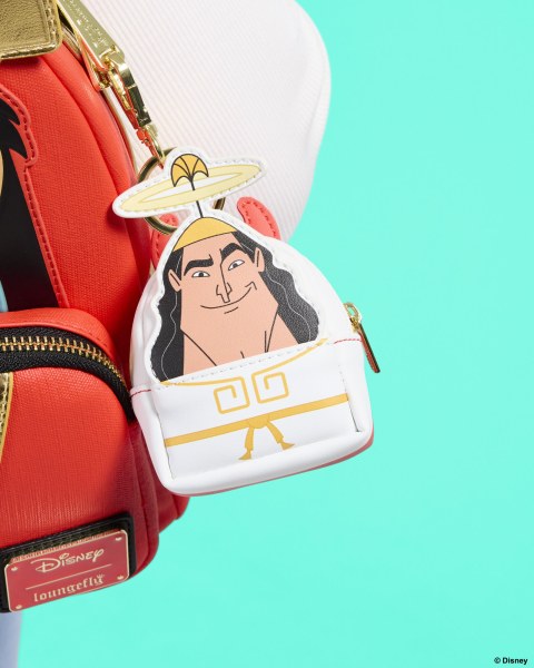 Porte-clés Mini Sac à Dos Réversible Ange & Démon Kronk - Disney Loungefly Kuzco L'Empereur Mégalo