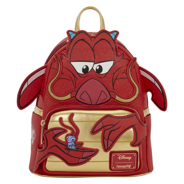 Mini Sac à Dos Pailleté Cosplay Mushu - Disney Loungefly Mulan