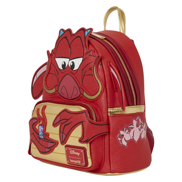 Mini Sac à Dos Pailleté Cosplay Mushu - Disney Loungefly Mulan