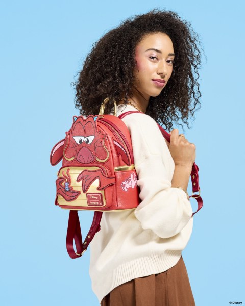 Mini Sac à Dos Pailleté Cosplay Mushu - Disney Loungefly Mulan