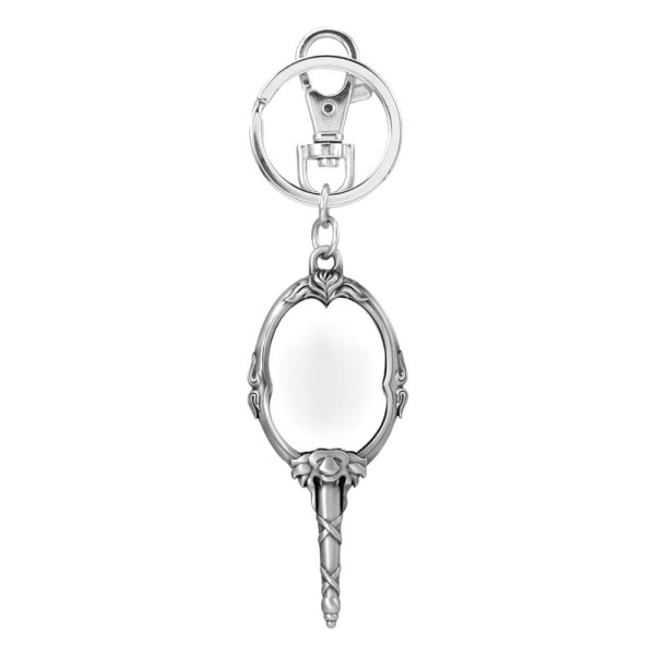 Porte-clés miroir en étain - Disney La Belle et la Bête
