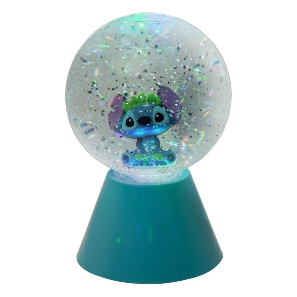 Lampe LED Stitch Boule Paillettes 17 cm - Disney Lilo & Stitch