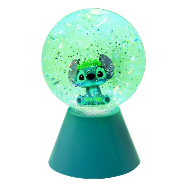 Lampe LED Stitch Boule Paillettes 17 cm - Disney Lilo & Stitch