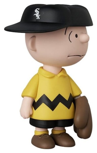 Figurine PVC UDF Charlie Brown en Chicago White Sox 9 cm - MLB × Peanuts