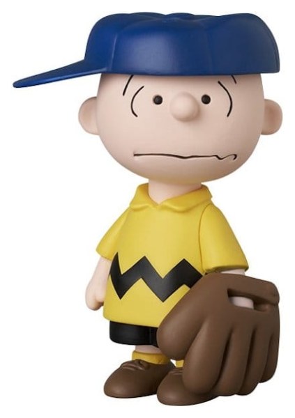Figurine PVC UDF Charlie Brown en Los Angeles Dodgers 9 cm - MLB × Peanuts
