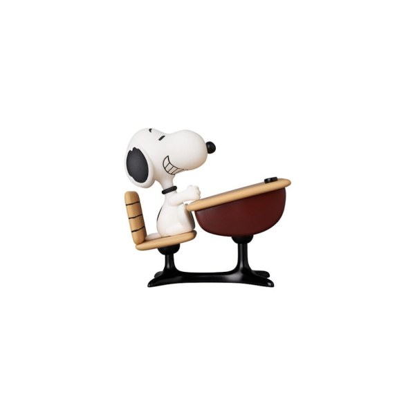 mini figurine Medicom UDF série 18 Snoopy avec bureau 9 cm - Peanuts