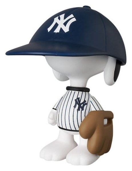 Figurine PVC UDF Snoopy en Yankees de New York 7 cm - MLB × Peanuts