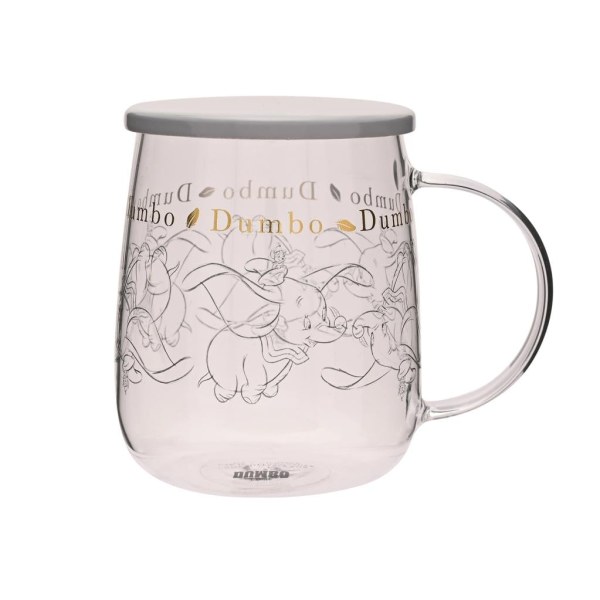 Mug en Verre avec Couvercle 540ml Dumbo - Disney