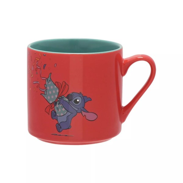 Ensemble de 2 Mugs Colorés Stitch & Angel Joyeuses Fêtes - Disney