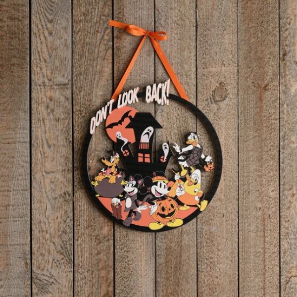 Plaque Décorative Halloween Mickey & Friends - Disney