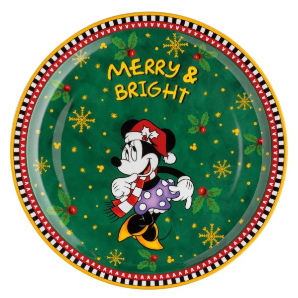 Assiette de service magie hivernal D31cm Minnie - Disney