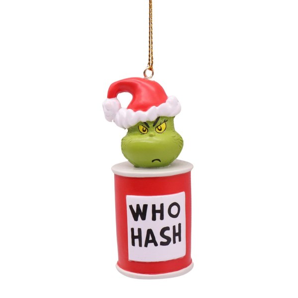 Ornement 3D The Grinch - hachis de Chouville
