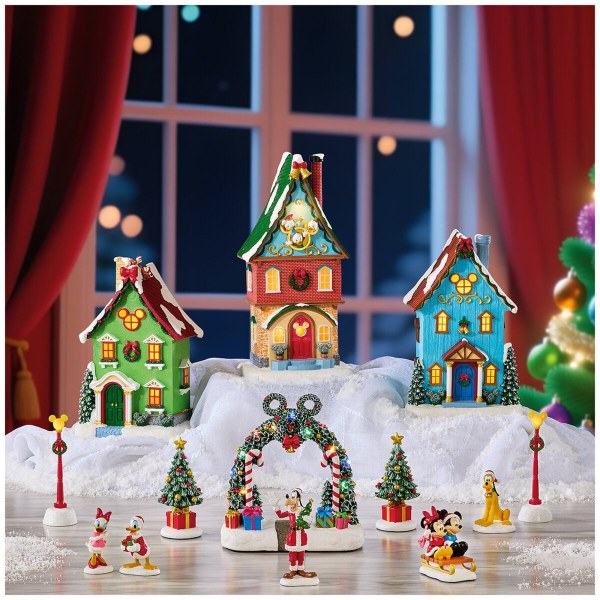 Village de Noël Disney 13 pièces – Exclusivité Costco