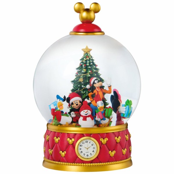 Boule à neige Disney de Noël avec paillettes et lumières LED 31 cm – Exclusivité Costco 