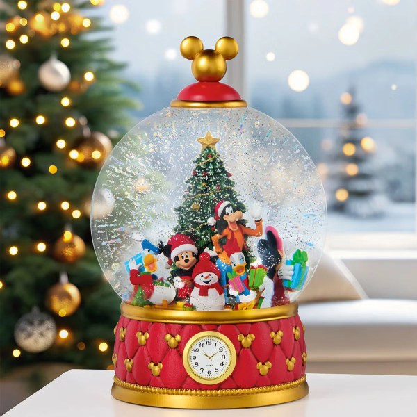 Boule à neige Disney de Noël avec paillettes et lumières LED 31 cm – Exclusivité Costco 