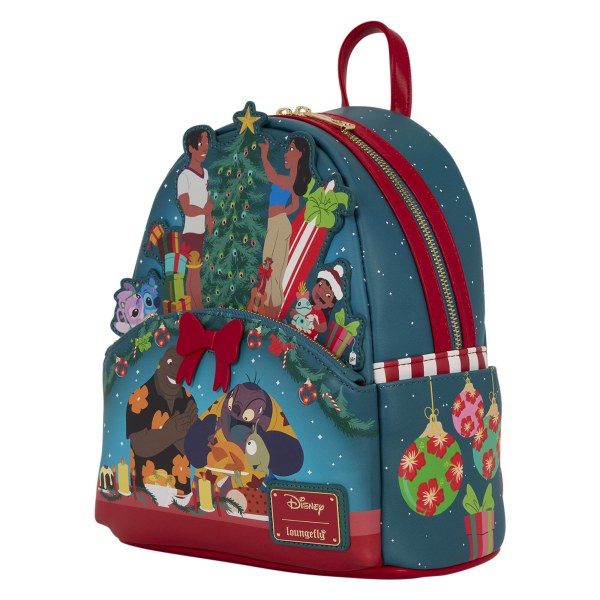 Mini sac à dos Lilo & Stitch Fête de Noël - Disney Loungefly