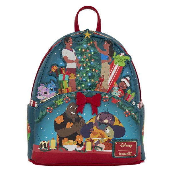 Mini sac à dos Lilo & Stitch Fête de Noël - Disney Loungefly