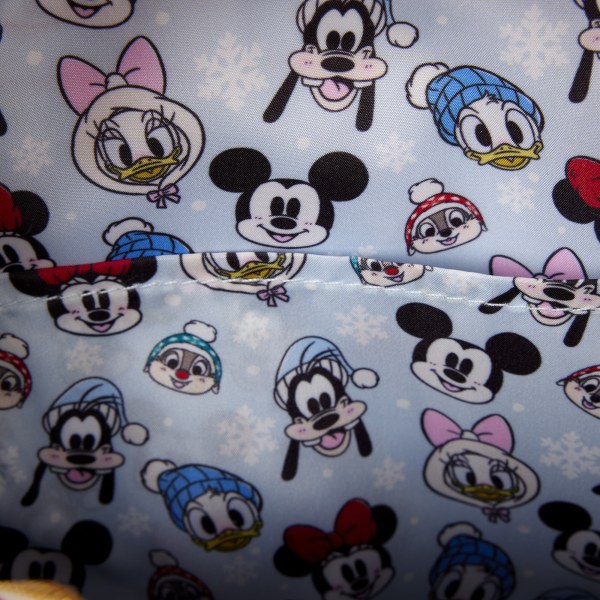 Mini sac à dos avec porte-bandeau Mickey & ses amis patinage sur glace - Disney Loungefly