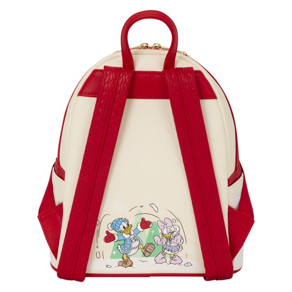Mini sac à dos avec porte-bandeau Mickey & ses amis patinage sur glace - Disney Loungefly