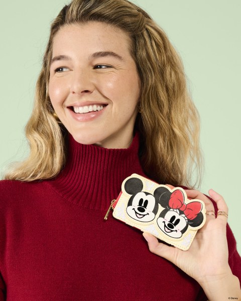 Porte-cartes Mickey et ses amis fêtes de Noël - Disney Loungefly